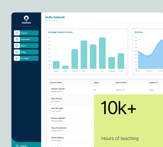 Seamless Tutoring with ASANKA